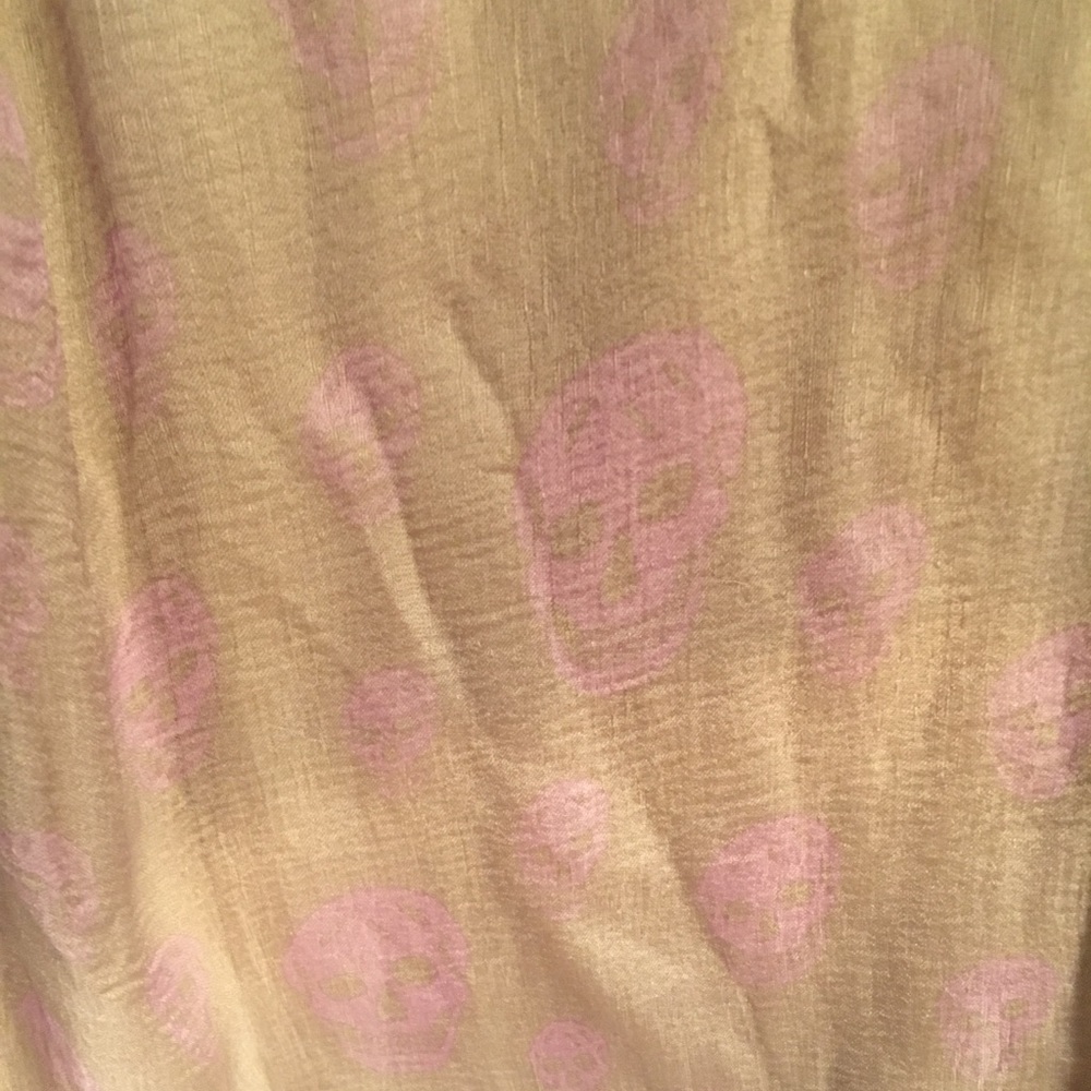 Authentic Alexander McQueen silk scarf